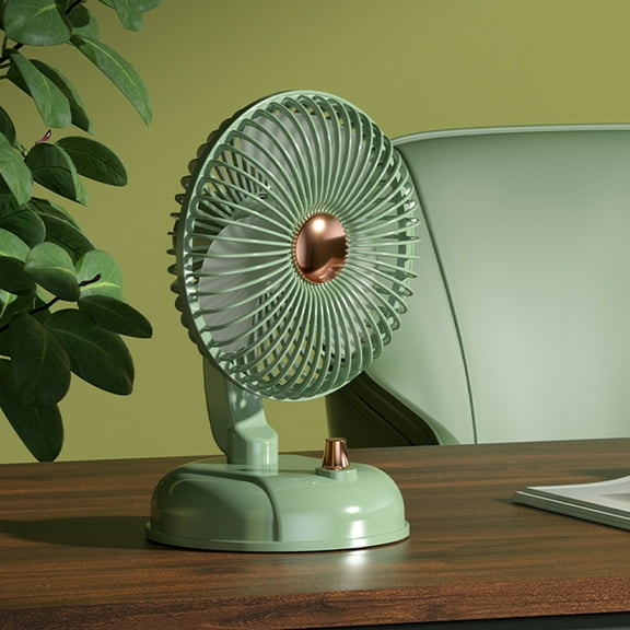 Vintage Desk Fan, 136 Degree Pivoting Head, Variable Speed Adjustment Circulator Fan For Bedroom Home Office