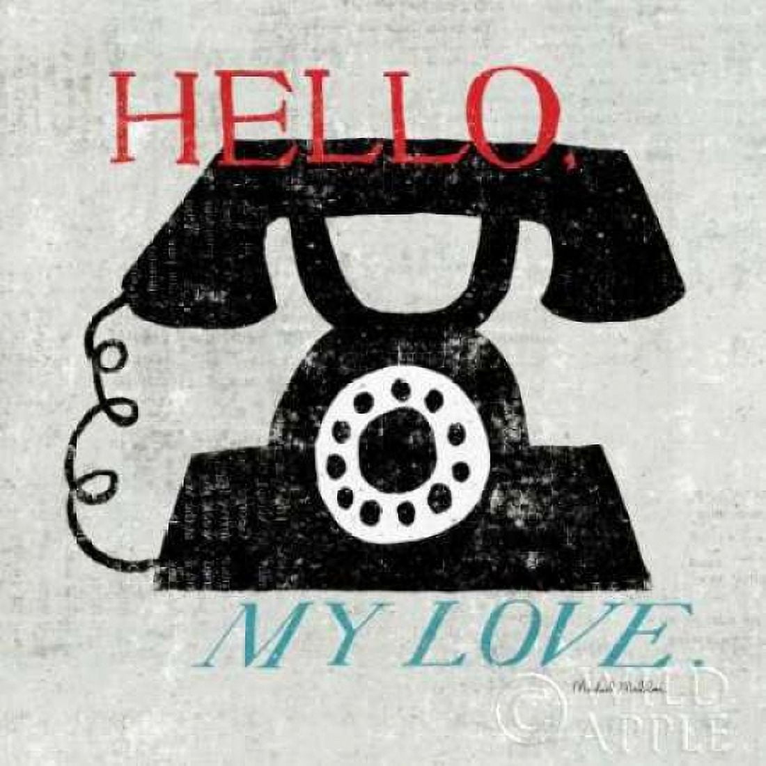 Vintage Desktop - Phone Canvas Art - Michael Mullan (24 x 24)