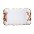 thumbnail image 1 of Vintage Dessert Tray with Elegant Bow, Resin Jewelry Organizer and Storage Plate for Home Decor, Japanese Inspired Tray for Small Items and Trinkets, 1 of 6