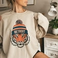 thumbnail image 1 of Vintage Detroit Baseball Crewneck Sweatshirt, Tiger Sweatshirt, Retro Detroit Baseball Sweatshirt,Sand Color,Size 3XL, 1 of 5