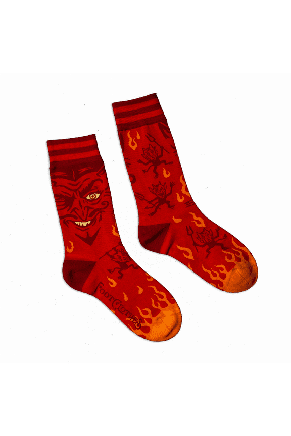 Vintage Devil Crew Socks