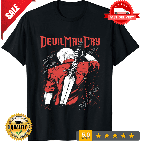 Vintage Devil May Cry Dante T-Shirt Unisex Shirt All Size gift for kids,cartoon clothes, LIMITED EDITION-TH70521