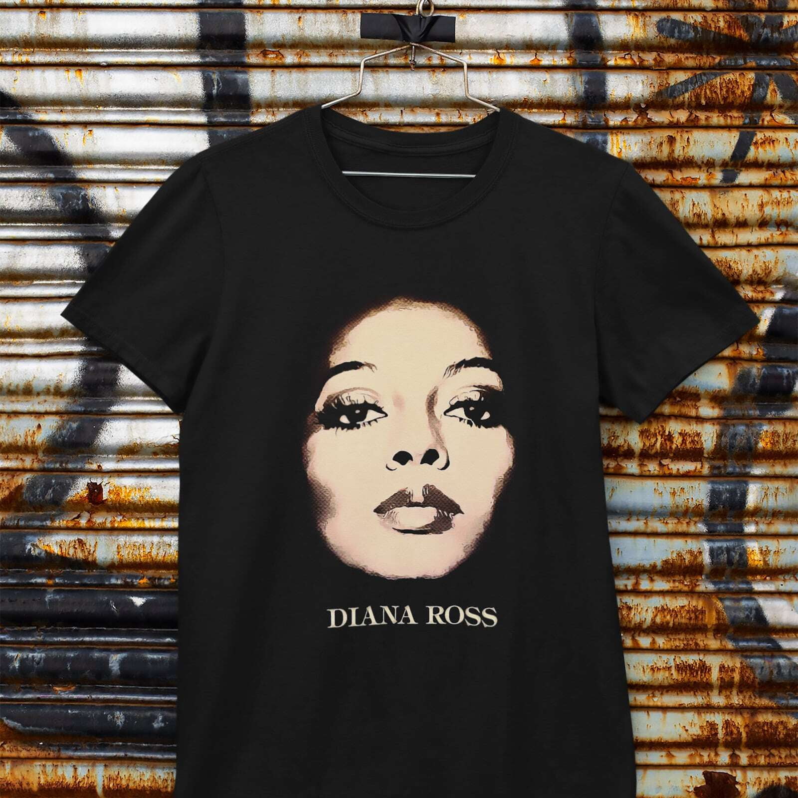 Vintage Diana Ross legendary pop icon fan art Unisex fit Tee Shirt for 