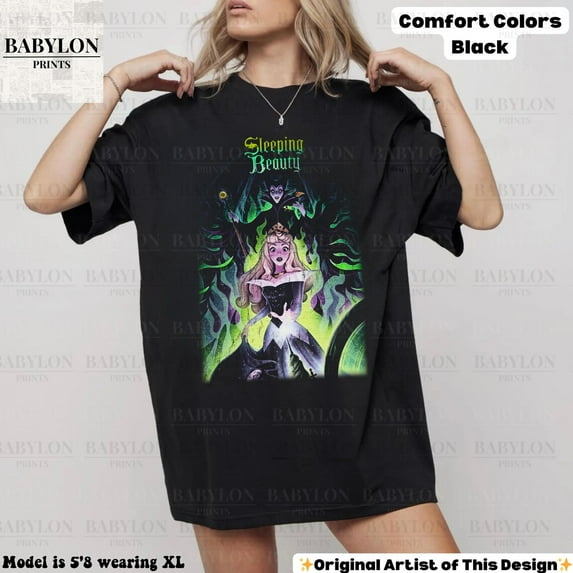 Vintage Disney Sleeping Beauty T-Shirt, Aurora Shirt, Sleeping Beauty Tee, Princess Aurora Shirt, Maleficent Aurora