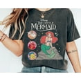 Vintage Disney The Little Mermaid Characters Group Shot Shirt, Ariel