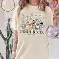 thumbnail image 1 of Vintage Disney Winnie The Pooh Collection TShirts Sweatshirts Disneyland Pooh,Ash Grey color,size S, 1 of 5