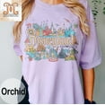 thumbnail image 1 of Vintage Disneyland Resort Comfort Colors T-Shirt, Retro Disneyland Parks, Magic Kingdom Shirt, Disneyworld, Disney Family,Orchid color,size 2XL, 1 of 5