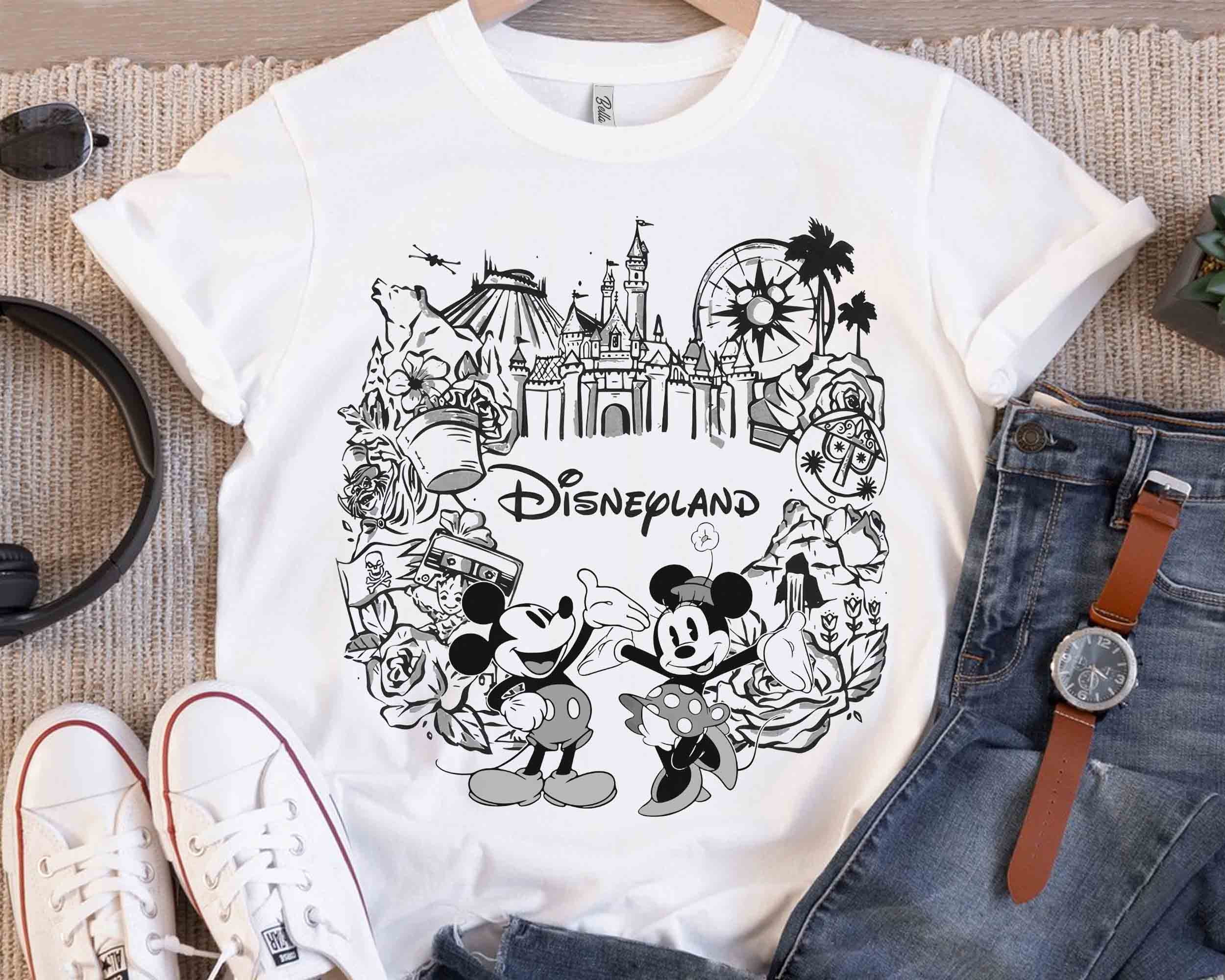 Vintage Disneyland Resort Happiest Place on Earth T-shirt, Disney Mickey  and Minnie Matching Tee, Magic Kingdom Family Holiday 2024 Trip -  Walmart.com