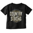 thumbnail image 1 of Vintage Distressed Country Strong Toddler Boy Girl T Shirt Infant Toddler Brisco Brands 6M, 1 of 5