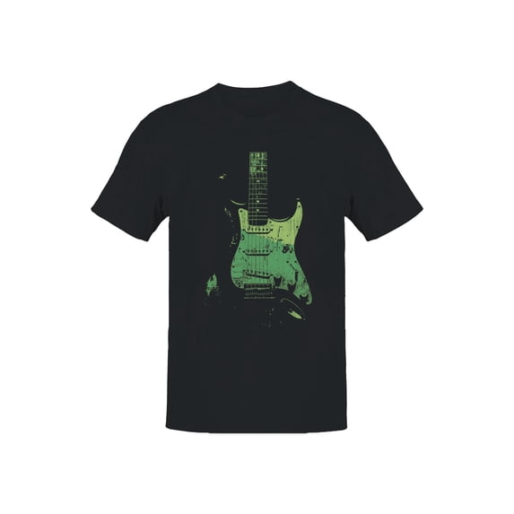Vintage Distressed Electric Guitar Men's T-shirt