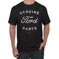 thumbnail image 1 of Vintage Distressed Genuine Ford Parts Cars and Trucks Men's Graphic T-Shirt, Black, Small, 1 of 3