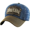 thumbnail image 1 of Vintage Distressed Hat Baseball Cap - Rock N' Roll - KBETHOS, 1 of 6