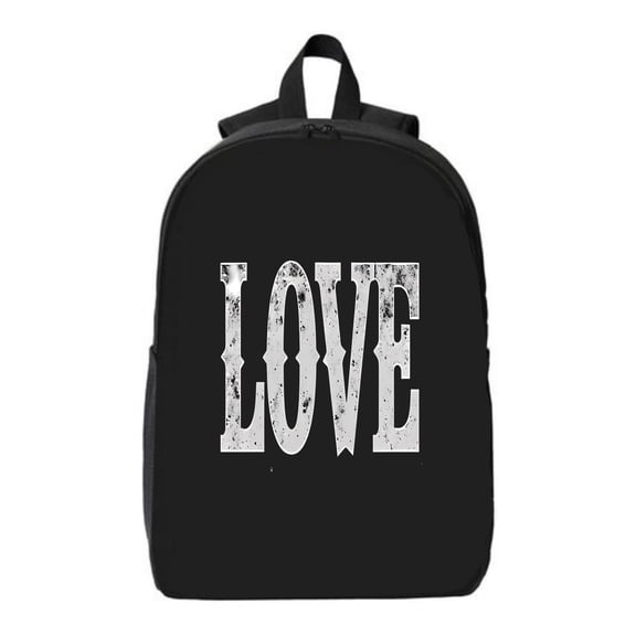 Vintage Distressed ' LOVE ' Design Laptop Backpack for College & Travel - Fits 15 " Laptop & iPad Stylish & Functional for Men & Women