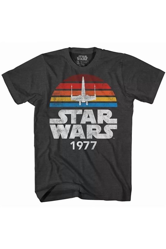Vintage Distressed Logo X-Wing 1977 Style T-Shirt - 4XL