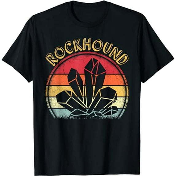 Vintage Distressed Rockhound Rock Pick Geology Geologist T-Shirt