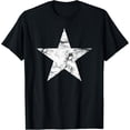 thumbnail image 1 of Vintage Distressed Star Graphic Tee - Retro Grungy Five-Point Star Print T-Shirt for Men Women - Casual Punk Rock Style Apparel, 1 of 6