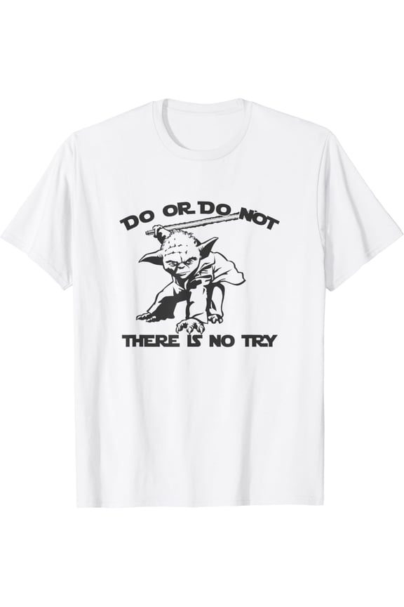 Vintage Do Or Do Not There Is No Try Yoda Ready To Fight T-Shirt S-5XL - Trending Birrthday Tee Gifts Vintage Tee -Birthday Gifts
