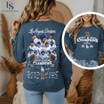 thumbnail image 1 of Vintage Dodgers Sweatshirt | LA Baseball Crewneck | 2024–2025 Back 2 Back Champions Graphic Pullover, 1 of 4