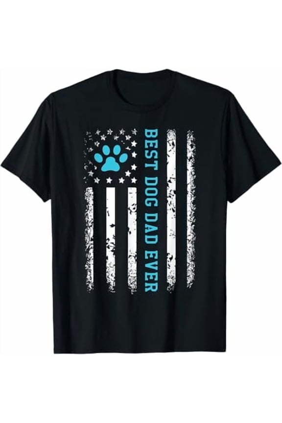 Vintage Dog Dad The Man The Myth Snack Dealer Father Day T-Shirt Best Dog Dad Ever Shirt Funny Puppy Pet Lover Gift Tee