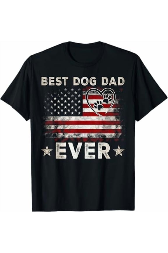 Vintage Dog Dad The Man The Myth Snack Dealer Father Day T-Shirt Best Dog Dad Ever Shirt Funny Puppy Pet Lover Gift Tee