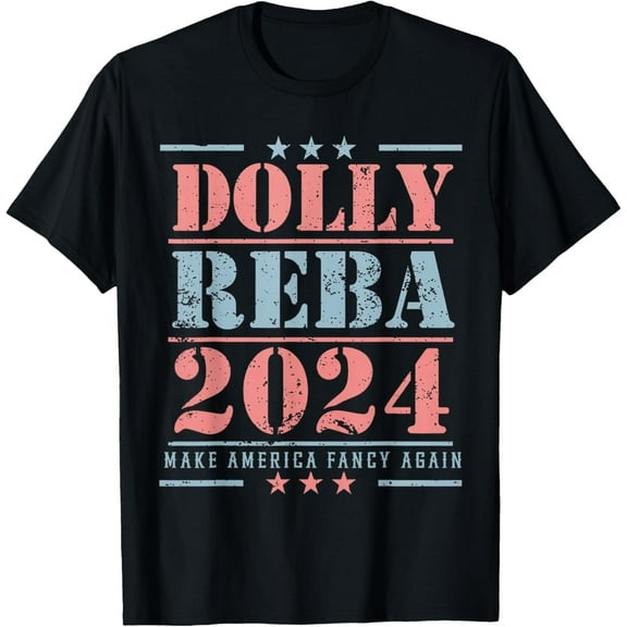 Vintage Dolly And Reba 2025 Make America Fancy Again T-Shirt