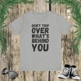 thumbnail image 1 of Vintage Don't trip over what's behind you t shirt, Positive Quotes t-shirt, 1 of 6