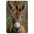 thumbnail image 1 of Vintage Donkey Metal Wall Art Decor, Set of 1, Rustic Animal Print Sign for Garden, Club, Outdoor, Garage, Flat, 1 of 8