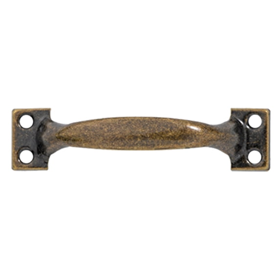 Vintage Door Pulls Decorative Bow Style Door Pull Handle Metal Screw in Drawer Pull Barn Door Handle Refill Furniture Hardware for Fence Gate Garage Pantry Cabinet Cupboard Dresser(4.69 Inch,1 Pcs)