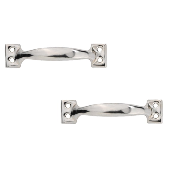 Vintage Door Pulls Decorative Bow Style Door Pull Handle Metal Screw in Drawer Pull Barn Door Handle Refill Furniture Hardware for Fence Gate Garage Pantry Cabinet Cupboard Dresser(4.69 Inch,2 Pcs)