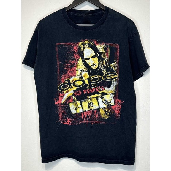 Vintage Dope Band No Regrets 2009 Tour Shirt Unisex Concert S to 5XL CR136