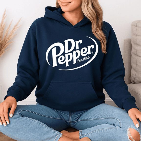 Vintage Dr Pepper EST.1885 Hoodie | Vintage Soda Lover Shirt | Cozy Graphic Pullover Gift for Fans
