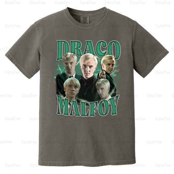 Vintage, Draco Malfoy, Shirt, Crewneck, Sweatshirt, Hoodie, Harry, Potter Comfort Color T-Shirt Unisex, up to 4XL