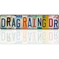 thumbnail image 1 of Vintage Drag Racing Dr Wall Decor Street Signs Accessories Metal Tin Signs Racing Gift For Man Bedroom Car Room Decor 16 X 4 Inches, 1 of 5