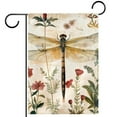 thumbnail image 1 of Vintage Dragonflies Wildflowers Floral Herbs Double Sided Garden Flag Decorative Weather Resistant Yard Flag, Large DIY Vertical Flag for Farmhouse Patio Lawn, 28x40 Inch, 1 of 6