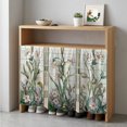 thumbnail image 1 of Vintage Dragonfly Cabinet Curtain 35"Wx35"L, Dustproof Under Sink Skirt with Self Adhesive Tape, Botanical Teal Spring Summer Cabinet Curtain Cover for Kitchen Sink, Bathroom Vanity, Laundry Room, 1 of 9