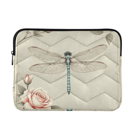 Vintage Dragonfly Printed Laptop Sleeve 15-16 Inch Computer Bag ...