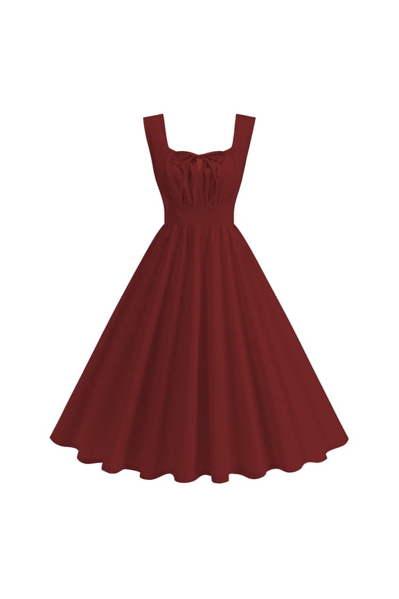 Vintage Dress Women Pleated Prom Retro Suspender Embroidered Cocktail Party Dresses Search This Page Burgundy