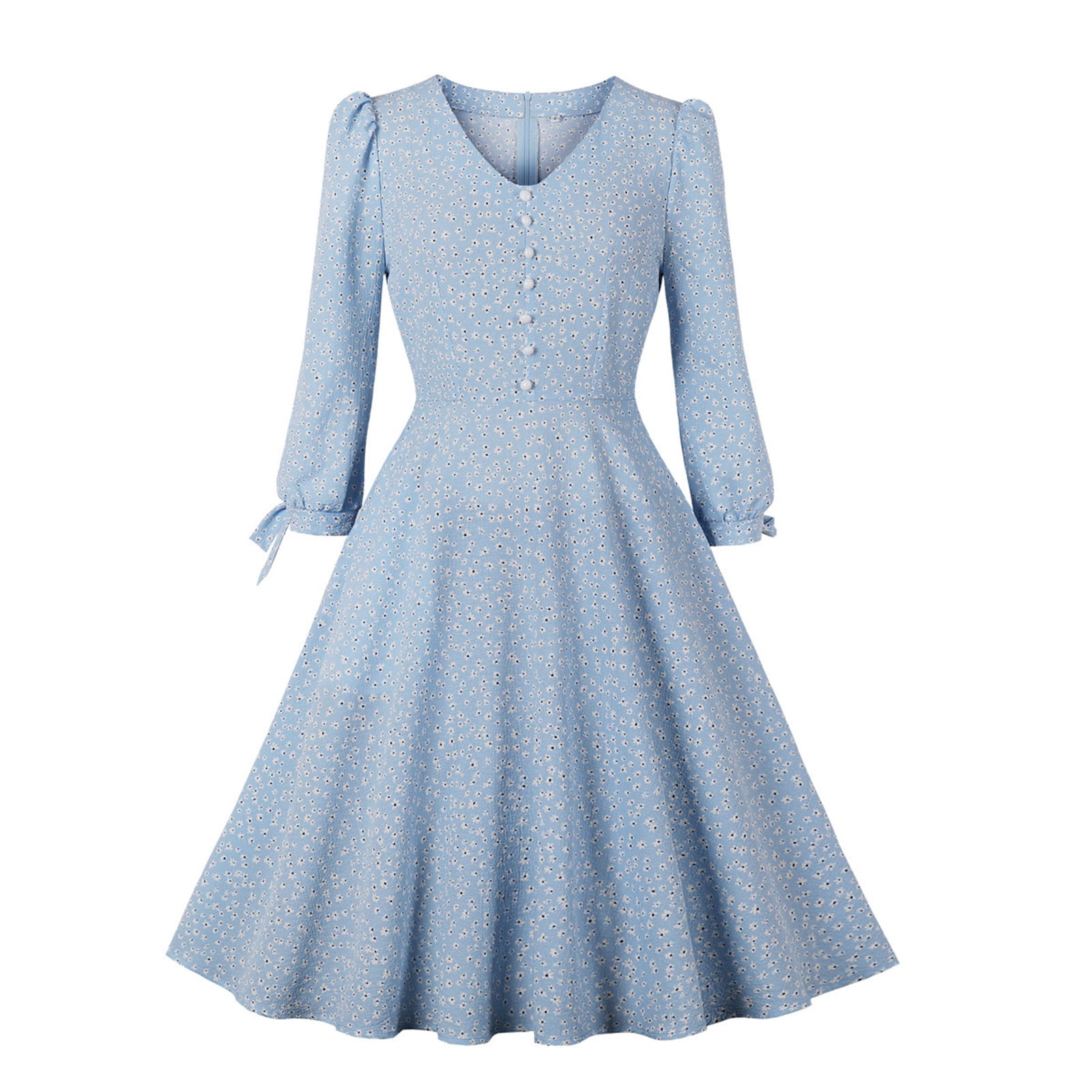 1950s long sleeve dress sales