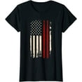 thumbnail image 1 of Vintage Drum Sticks American Flag Funny Drummer Gift For Him T-Shirt, 1 of 3