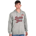 thumbnail image 1 of Vintage Dubble Bubble Boss Retro Gum Unisex Plus Size Zip Hoodie Brisco Brands 4X, 1 of 4