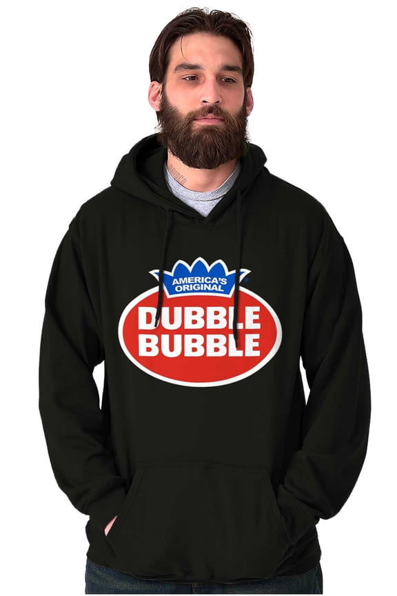 Vintage Dubble Bubble Gum Double Logo Hoodie Sweatshirt Women Men Brisco Brands L