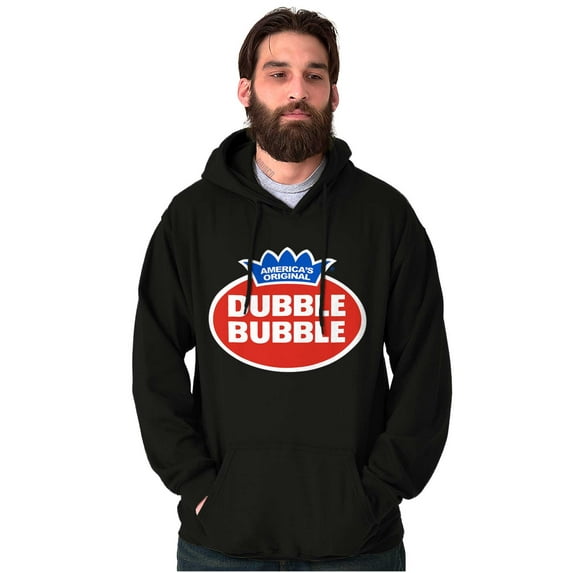 Vintage Dubble Bubble Gum Double Logo Hoodie Sweatshirt Women Men Brisco Brands M