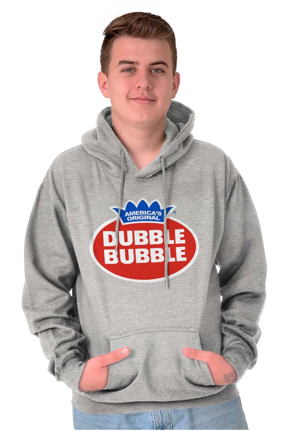 Vintage Dubble Bubble Gum Double Logo Hoodie Sweatshirt Women Men Brisco Brands M