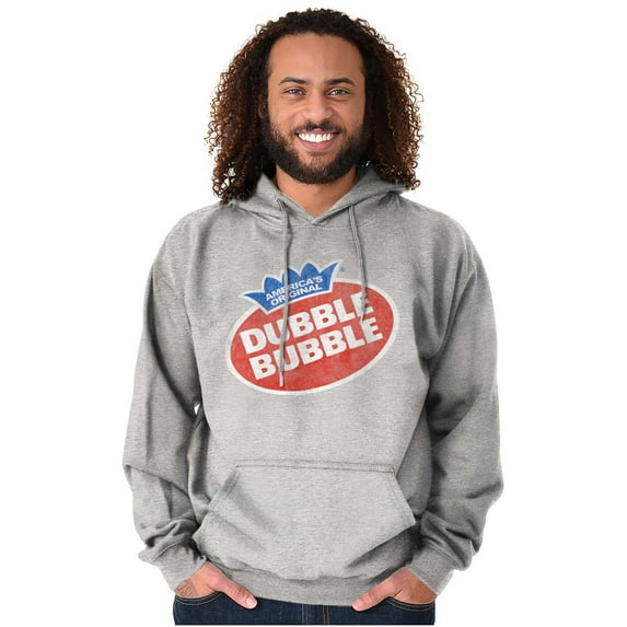Vintage Dubble Bubble Gum Double Logo Hoodie Sweatshirt Women Men Brisco Brands S