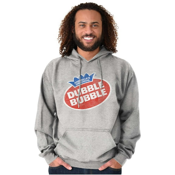 Vintage Dubble Bubble Gum Double Logo Hoodie Sweatshirt Women Men Brisco Brands S