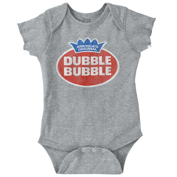 Vintage Dubble Bubble Gum Double Logo Romper Boys or Girls Infant Baby Brisco Brands 12M