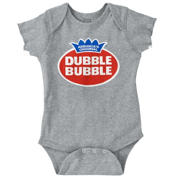 Vintage Dubble Bubble Gum Double Logo Romper Boys or Girls Infant Baby Brisco Brands 12M