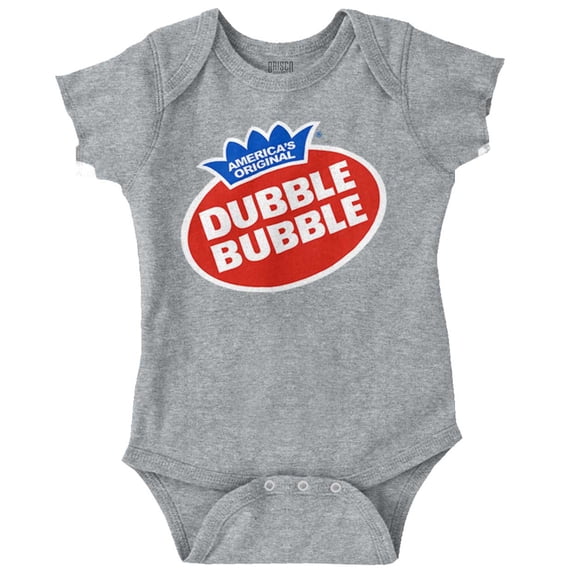 Vintage Dubble Bubble Gum Double Logo Romper Boys or Girls Infant Baby Brisco Brands 18M