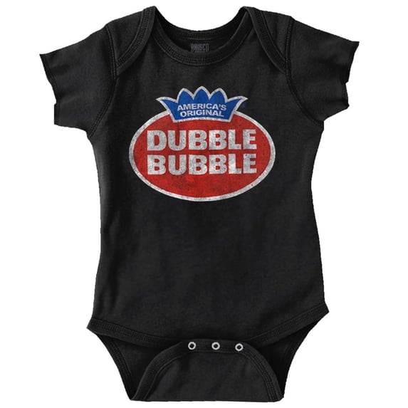 Vintage Dubble Bubble Gum Double Logo Romper Boys or Girls Infant Baby Brisco Brands 24M