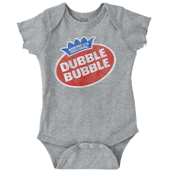 Vintage Dubble Bubble Gum Double Logo Romper Boys or Girls Infant Baby Brisco Brands 24M